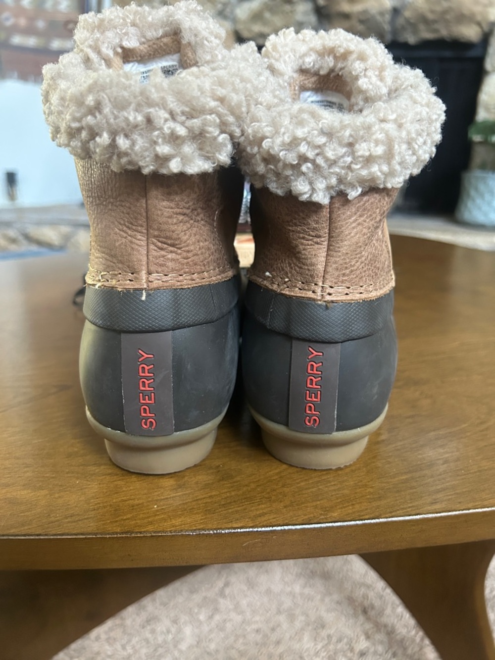 Women’s Sperry Sherpa-Trim Duck Boots - Picture 4 of 8